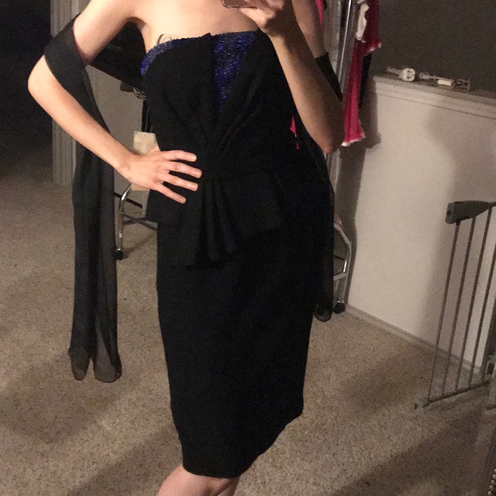 Sale❌Mikael aghal black and blue Dress